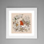 'Robin And Wreath' Print, thumbnail 2 of 3