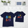 Rainbow Matching Sibling T Shirt Set, thumbnail 3 of 7