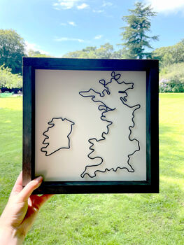 Framed Handmade Maps Real And Fantasy, 5 of 6