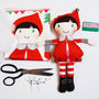 Mini Personalised Doll Kit Elf, thumbnail 1 of 5