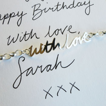 Personalised Handwriting Bracelet, 3 of 6