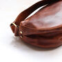 Tan Leather Crossbody Dumpling Bag, thumbnail 2 of 4