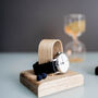 Luxury Oak Single Watch Stand Display Personalise, thumbnail 1 of 3