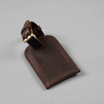 Genuine Leather Luggage Tag, 6 of 7