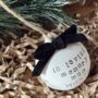 Personalised Memorial Bauble Tree Decoration, thumbnail 3 of 4