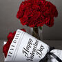 Valentine's Red Heart Roses Bouquet, thumbnail 1 of 3