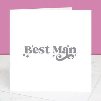 Wedding Card For Best Man, 3 of 6