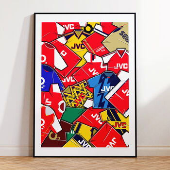 Football Shirt Mash Up Poster, 4 of 12