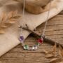 Personalised Create Your Own Family Birthstones Necklace, thumbnail 3 of 12