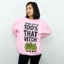 That Witch Women's Halloween Slogan Sweatshirt, thumbnail 2 of 5