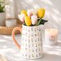 Spring Flower Jug Gift For Women, thumbnail 1 of 7