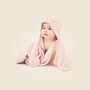 Personalised Pink Star Hooded Fleece Wrap, thumbnail 2 of 6