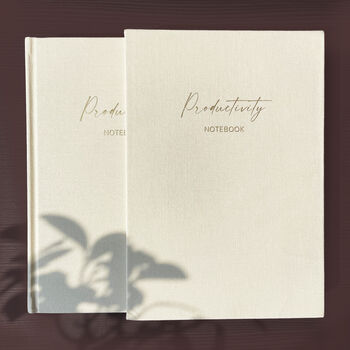 Luxury Linen Notebook And Sketchbook Set, 7 of 10