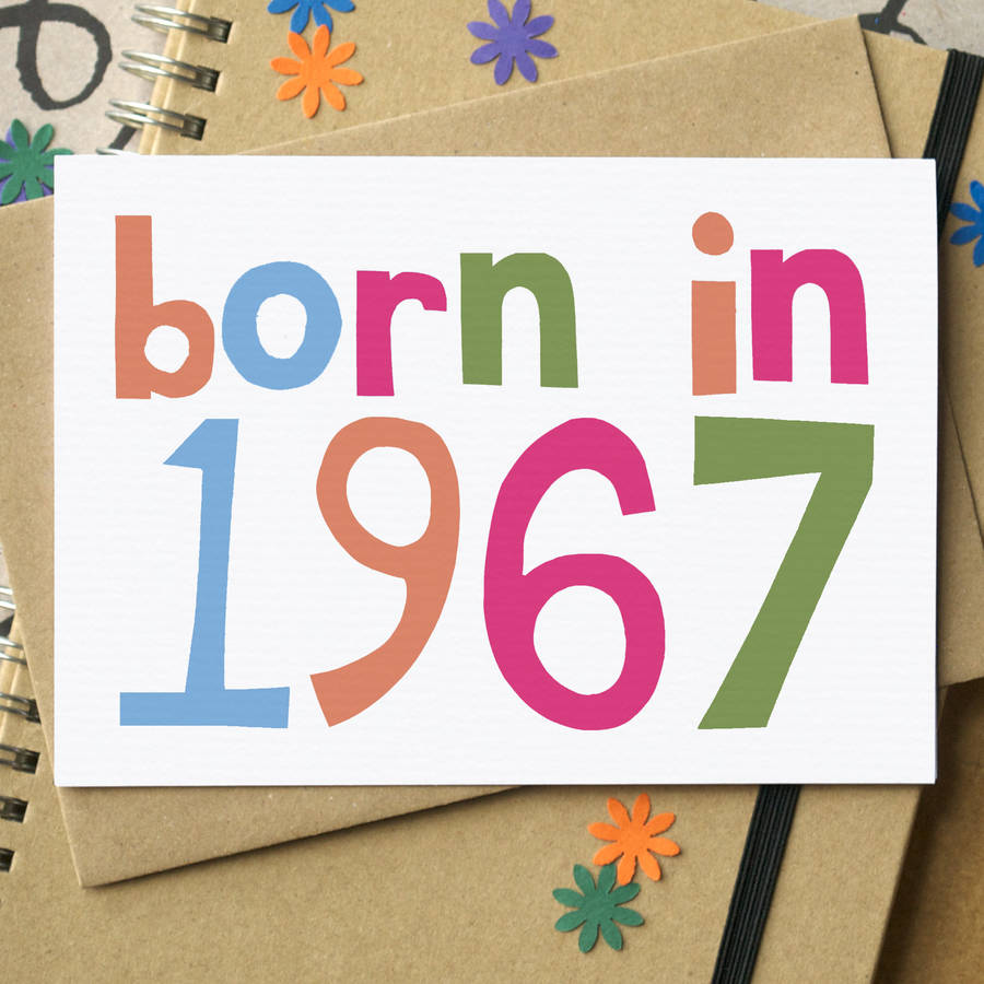 'born in…' birthday card by becka griffin illustration ...