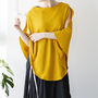 Personalised Open Shoulder Fine Knit Poncho, thumbnail 3 of 9