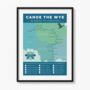 River Wye Map Art Print For Paddlers, thumbnail 10 of 12