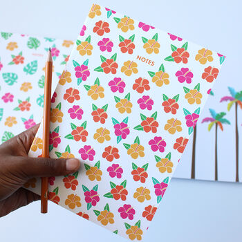 Hibiscus Flower Tropical Notebook, 3 of 8