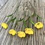 Buttercup Garden Stakes Set Of Five, thumbnail 5 of 5