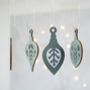 Christmas Tree Decoration Set, Blue With Silver, thumbnail 6 of 6