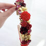 Red And Gold Jewelled Headband, thumbnail 3 of 3