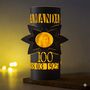 Personalised Birthday Photo Paper Lantern 100th, thumbnail 1 of 11