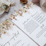 Whimsical Autumn Wedding Invitation, thumbnail 3 of 6