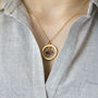 Family Birthstone Halo Necklace, thumbnail 1 of 10