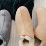 Miko Tan Luxury Sheepskin Slippers, thumbnail 6 of 6