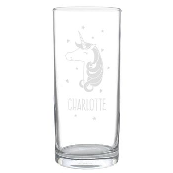Personalised Unicorn Glass, 2 of 2