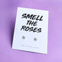 Smell The Roses Silver Stud Earrings, thumbnail 1 of 3