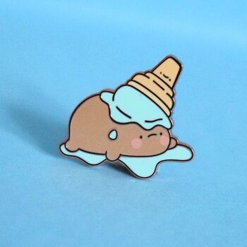 Potato Ice Cream Enamel Pin | Cute Pin Badges, 2 of 5