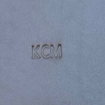 Personalised Grey 20cm Round Leather Accessory Tray, 8 of 8