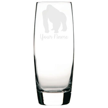 Personalised Gorilla Engraved Glass, 2 of 5