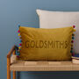University/College Town Personalised Velvet Cushion, thumbnail 8 of 9