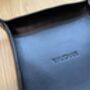 Personalised Black Leather Desk Accessories Tray, thumbnail 10 of 12