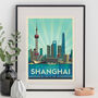 Shanghai Travel Print, thumbnail 4 of 8