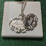 Personalised Sterling Silver Double Necklace For Mothers, thumbnail 2 of 5