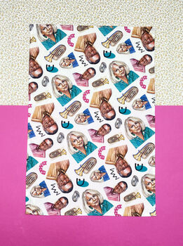 Harold And Madge 90s Tea Towel, 9 of 9