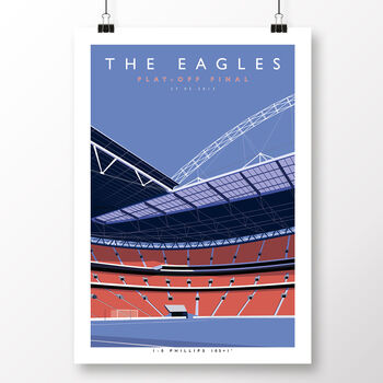 Crystal Palace The Eagles Wembley Poster, 2 of 8