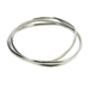 Sterling Silver Coil Bangles, thumbnail 3 of 6