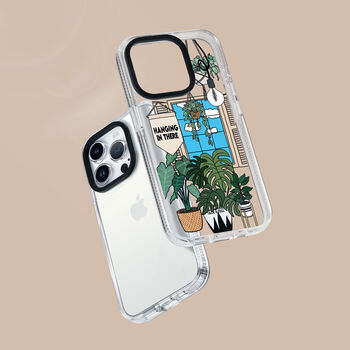 Hanging In There House Plants Phone Case For iPhone, 3 of 10
