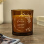 Personalised Birthday Amber Glass Candle – Vanilla Scented, thumbnail 8 of 8