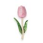 Textured Tulip Brooch In Pink, thumbnail 1 of 2