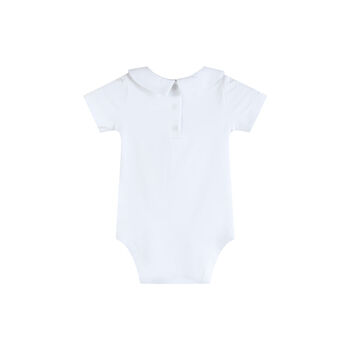 Victor White Short Sleeve Collar Top, 2 of 6