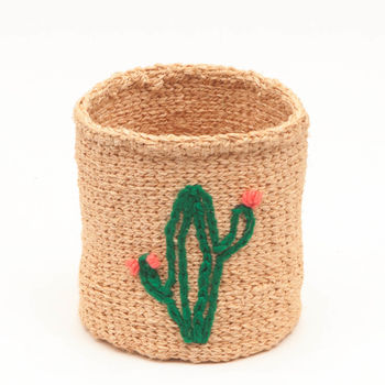 Embroidered Motif Baskets, 9 of 12