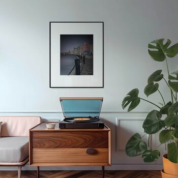 Leith Shore Edinburgh Art Print A4, 3 of 4