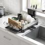 Dish Drying Rack Steel Dish Drainer With Spout, thumbnail 1 of 8