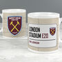 Personalised Football Street Sign Mug, thumbnail 6 of 9