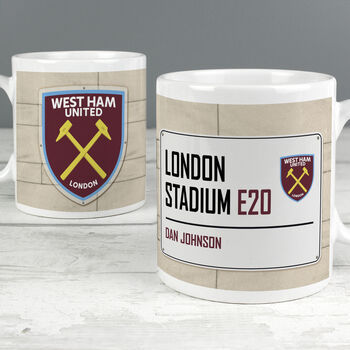 Personalised Football Street Sign Mug, 6 of 9