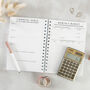 Personalised Undated Weekly Planner | Choice Of Covers, thumbnail 3 of 12